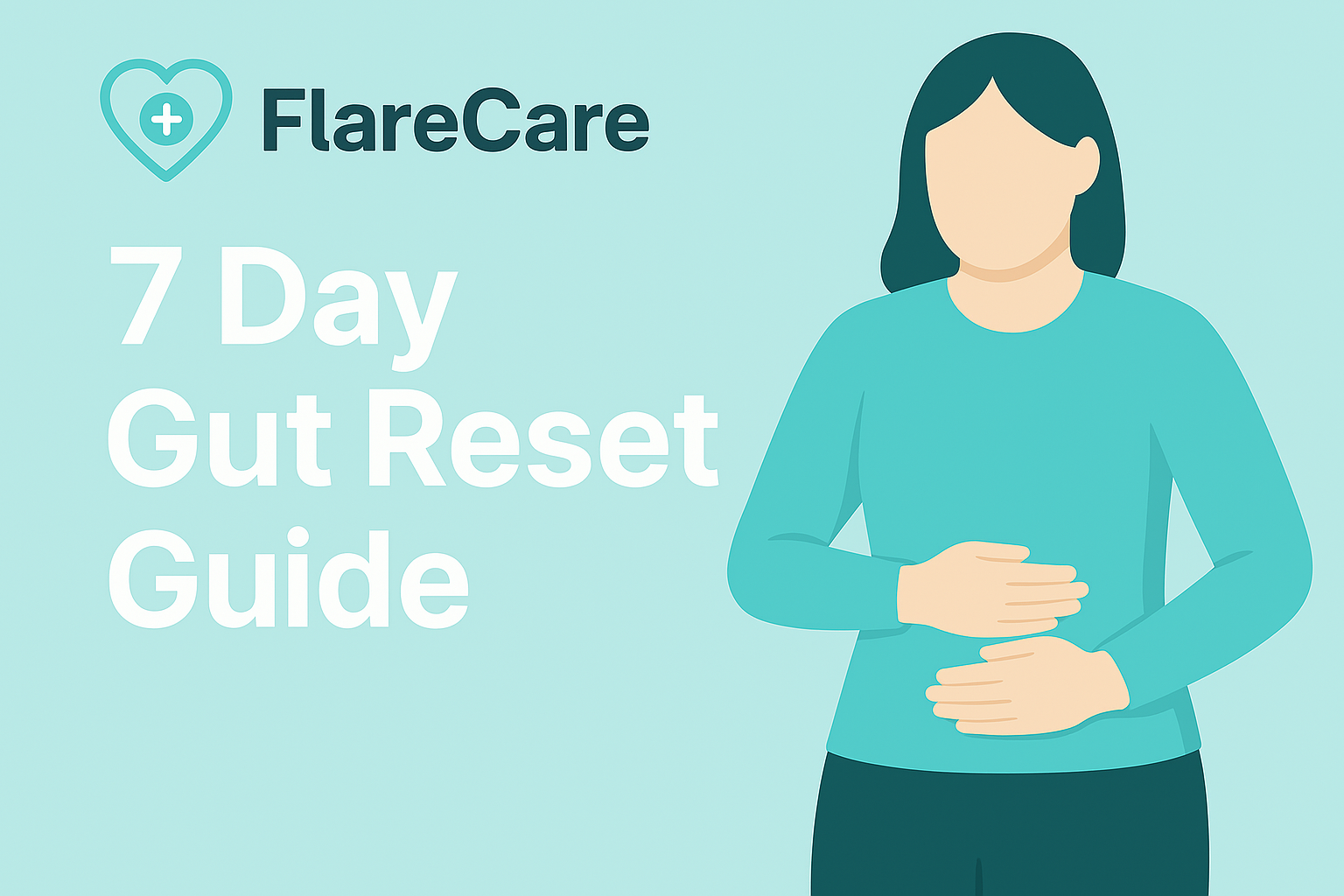 FlareCare Gut Reset Guide Illustration